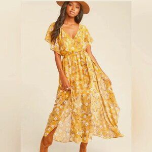 Show Me Your Mumu Paloma Dress Flirtin Floral Size Small